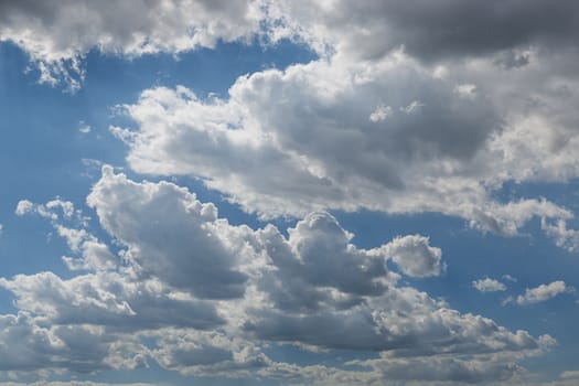 Blue sky with clouds background, blue sky with clouds