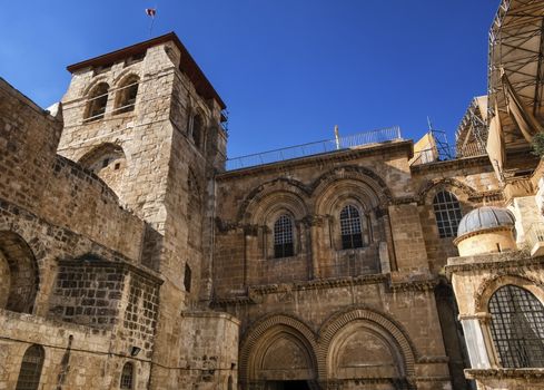 Church of the Holy Sepulchre by day, Jerusalem, Isreal