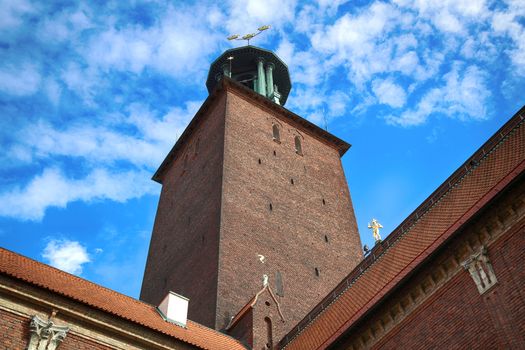 Stockholm City Hall ( Stockholms stadshus) in Stockholm, Sweden