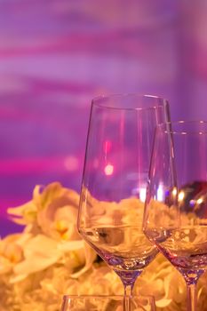 Party Setting with Colorful Bokeh Background