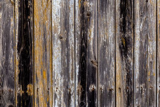 Old wooden brown wall texture as background