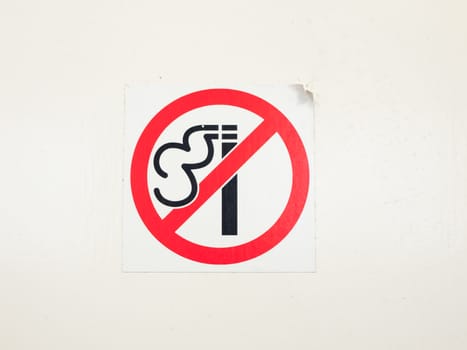 no smoking sign red circle white background; essex; england; UK