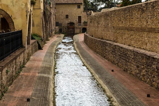 Characteristic seen in the alleys of a typical town in the center of italy