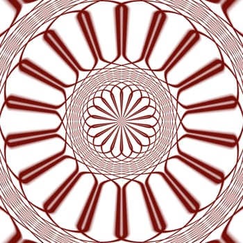 2d illustration of an abstract radial background