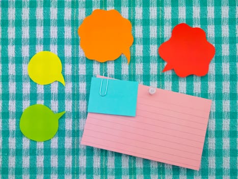 Colorful balloons and bubbles; you can write words on it.