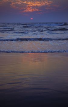 Sunset at Atlantic Ocean