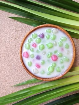 Dumplings in coconut cream