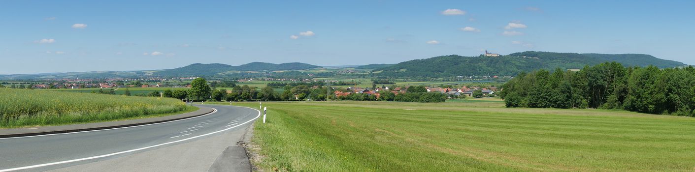 Landscape of Frankonia close to Bamberg, Bavaria, Germany