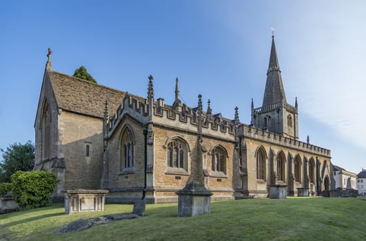 The old St. Andrews Church in Chippenham, Wiltshire, England UK