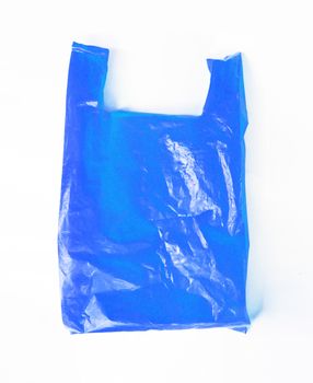 Plastic bag on white background