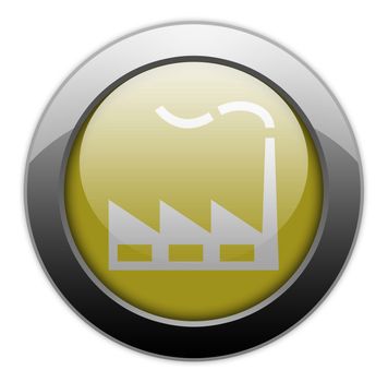 Icon, Button, Pictogram with Factory symbol
