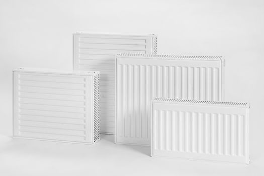 the thermal radiators isolated on a white background