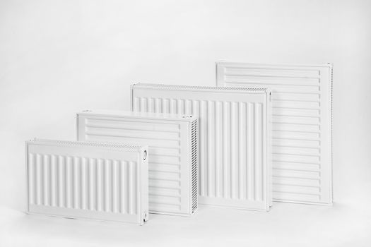 the thermal radiators isolated on a white background