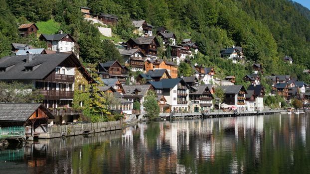 View of Hallstatt from Hallstatt Lake