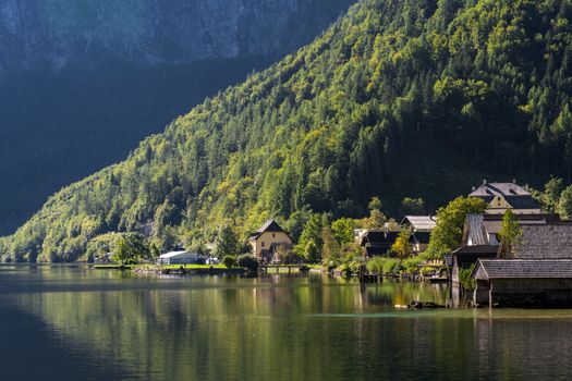 View of Hallstatt from Hallstatt Lake