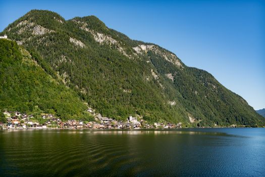 View of Hallstatt from Hallstatt Lake