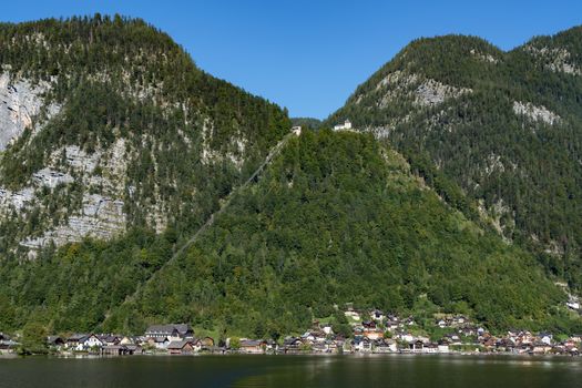 View of Hallstatt from Hallstatt Lake