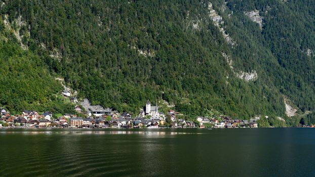 View of Hallstatt from Hallstatt Lake