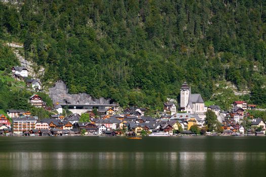 View of Hallstatt from Hallstatt Lake