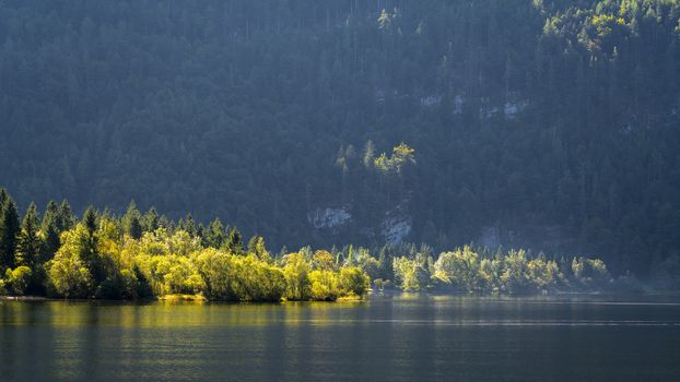 Scenic View of Hallstatt Lake