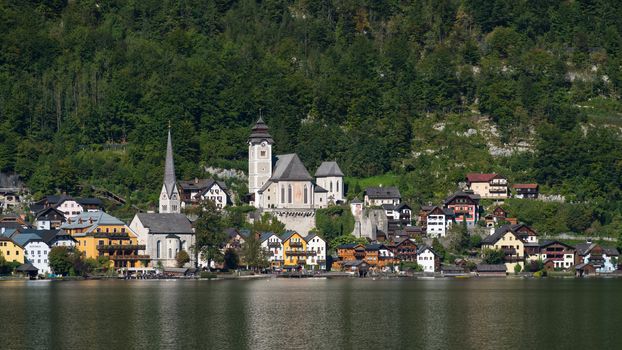 View of Hallstatt from Hallstatt Lake