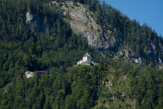 View of the Cable Car Station at Hallstatt