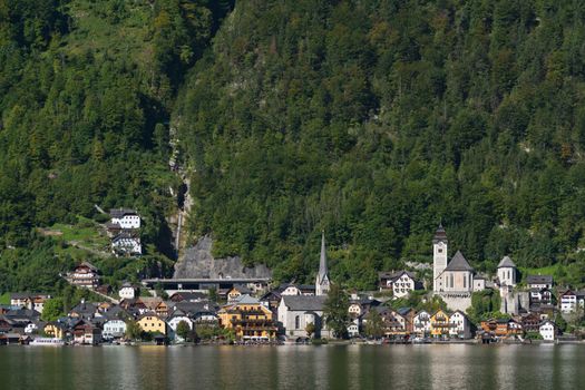 View of Hallstatt from Hallstatt Lake