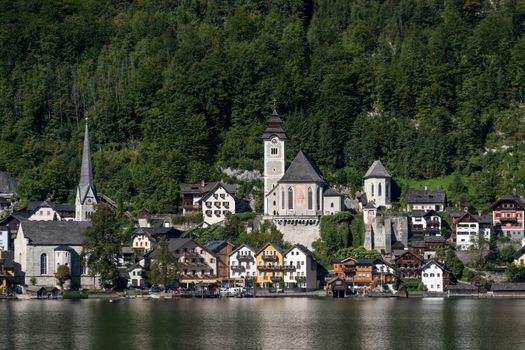 View of Hallstatt from Hallstatt Lake