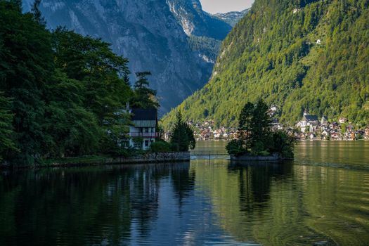 View of Hallstatt from Hallstatt Lake