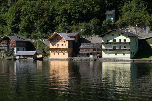 View of Hallstatt from Hallstatt Lake