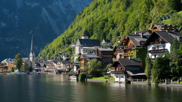 View of Hallstatt from Hallstatt Lake