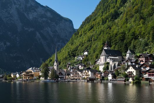 View of Hallstatt from Hallstatt Lake