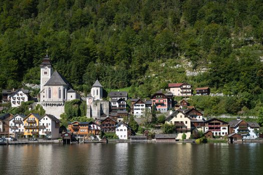 View of Hallstatt from Hallstatt Lake