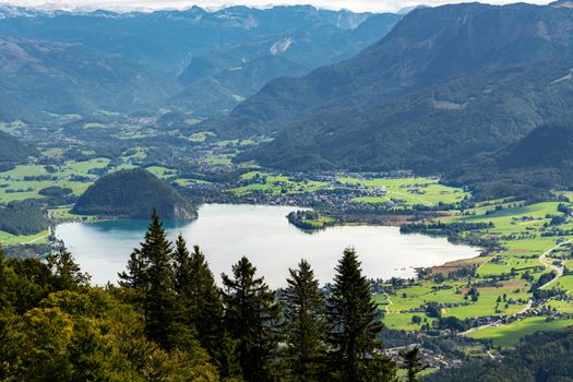 View of the Countryside from Zwölferhorn Mountain