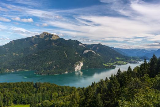 View of the Countryside from Zwölferhorn Mountain