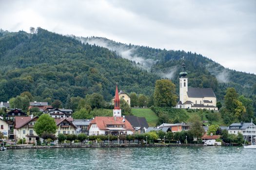 View of Attersee from Lake Attersee