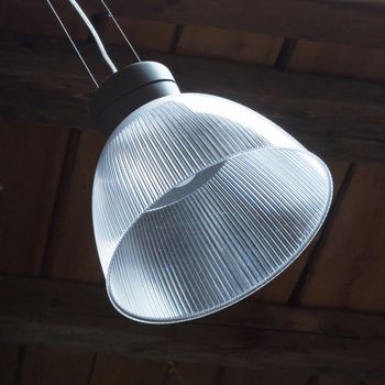 Simple light hanging on the ceiling - House in Austria