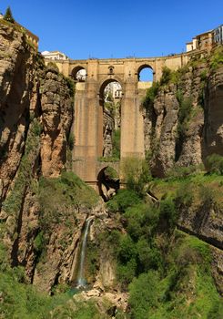 Old bridge in Ronda, Spain