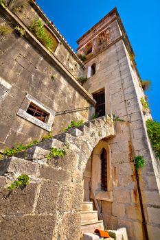 Ethno village od Skrip architecture view, Island of Brac, Dalmatia, Croatia