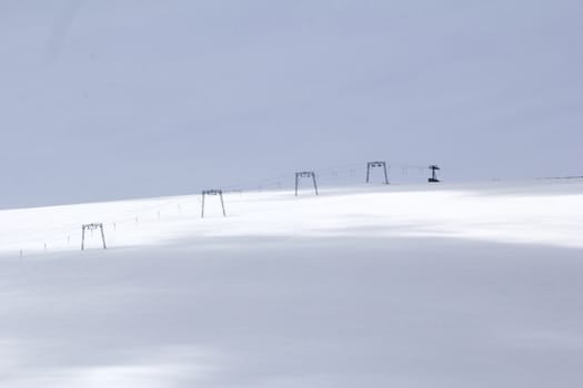 Abstract snow mountain drifts background in norway