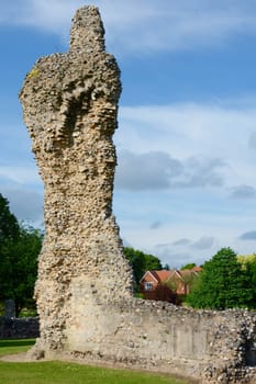 an old ruin finger of stone points skyward