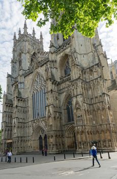 York cathedral approached from the west door