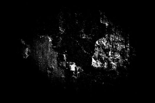 Steel surfaces of old and dirty with a black background.