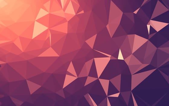 Abstract low poly background, geometry triangle, mosaic pastel color background