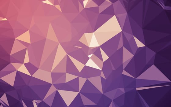 Abstract low poly background, geometry triangle, mosaic pastel color background