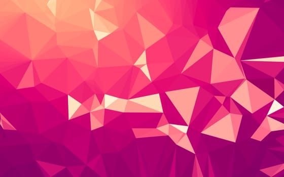 Abstract low poly background, geometry triangle, mosaic pastel color background