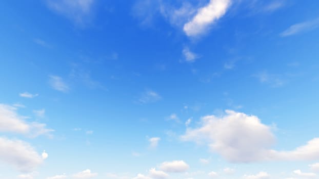 Cloudy blue sky abstract background, blue sky background with tiny clouds, 3d illustration