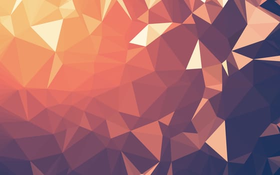 Abstract low poly background, geometry triangle, mosaic pastel color background