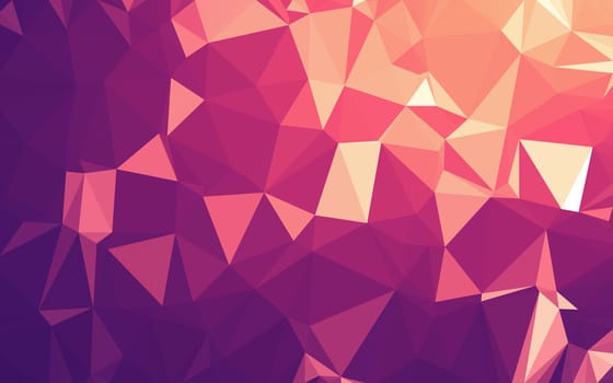 Abstract low poly background, geometry triangle, mosaic pastel color background