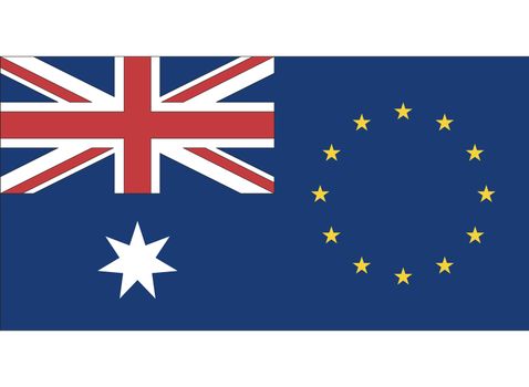 Symbol for the Free Trade Agreement between Australia and the European Union